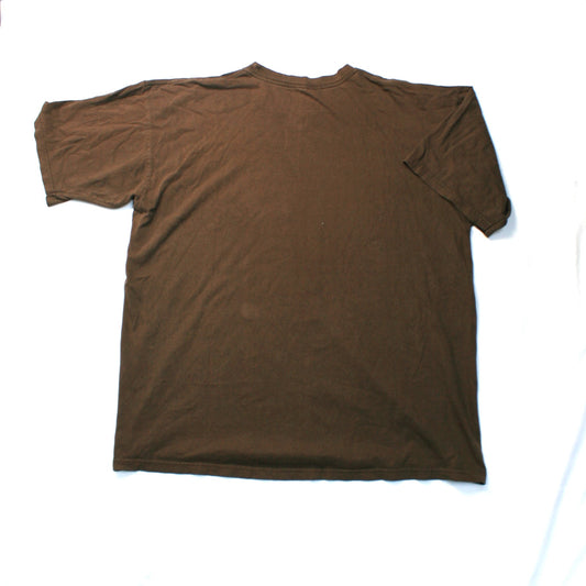 VANS OFF THE WALL CLASSIC T-SHIRT - BROWN - XL
