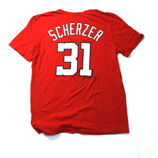 NIKE BASEBALL SCHERZER T-SHIRT - RED - M