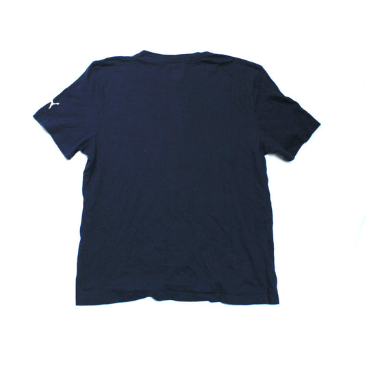 PUMA LARGE PRINT T-SHIRT - NAVY - L