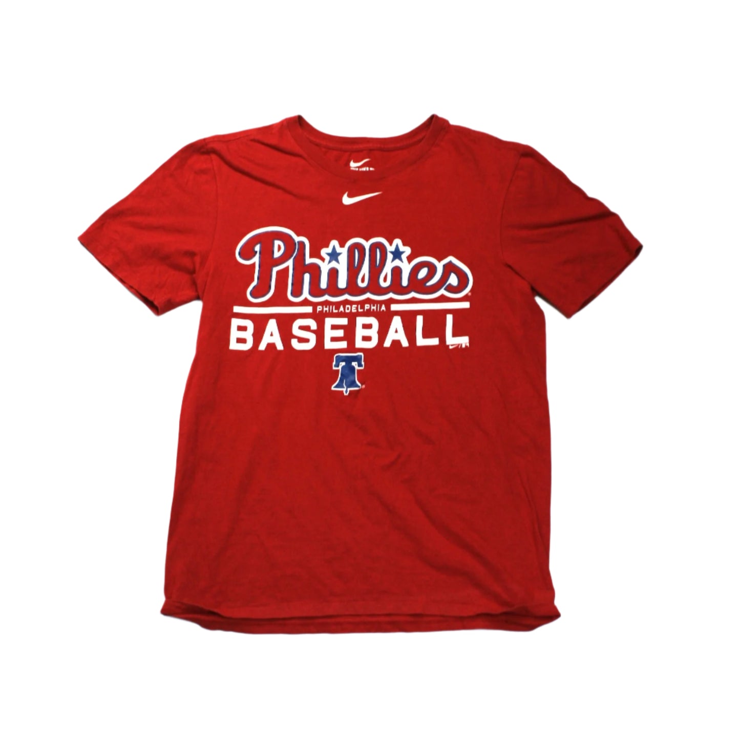 NIKE PHILLIES BASEBALL T-SHIRT - RED - S