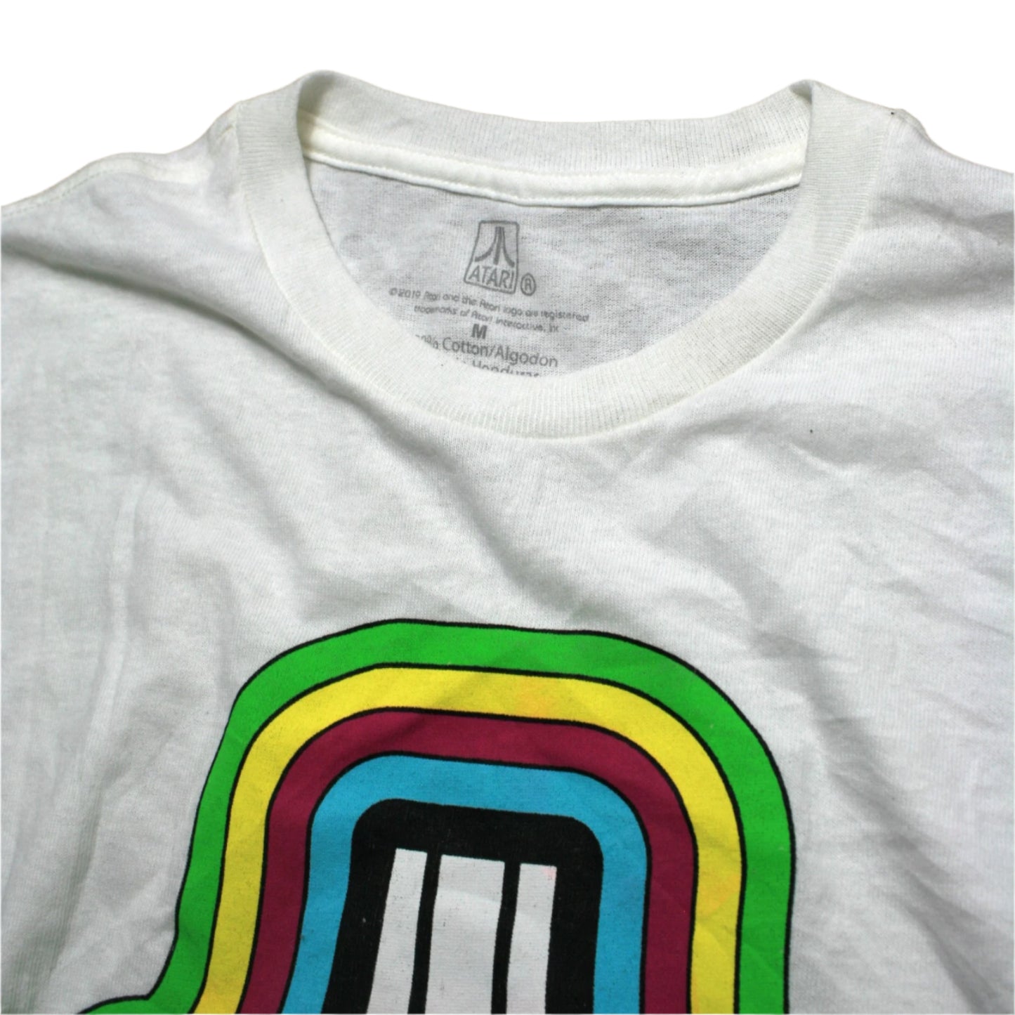 ATARI LARGE PRINT T-SHIRT - WHITE - M