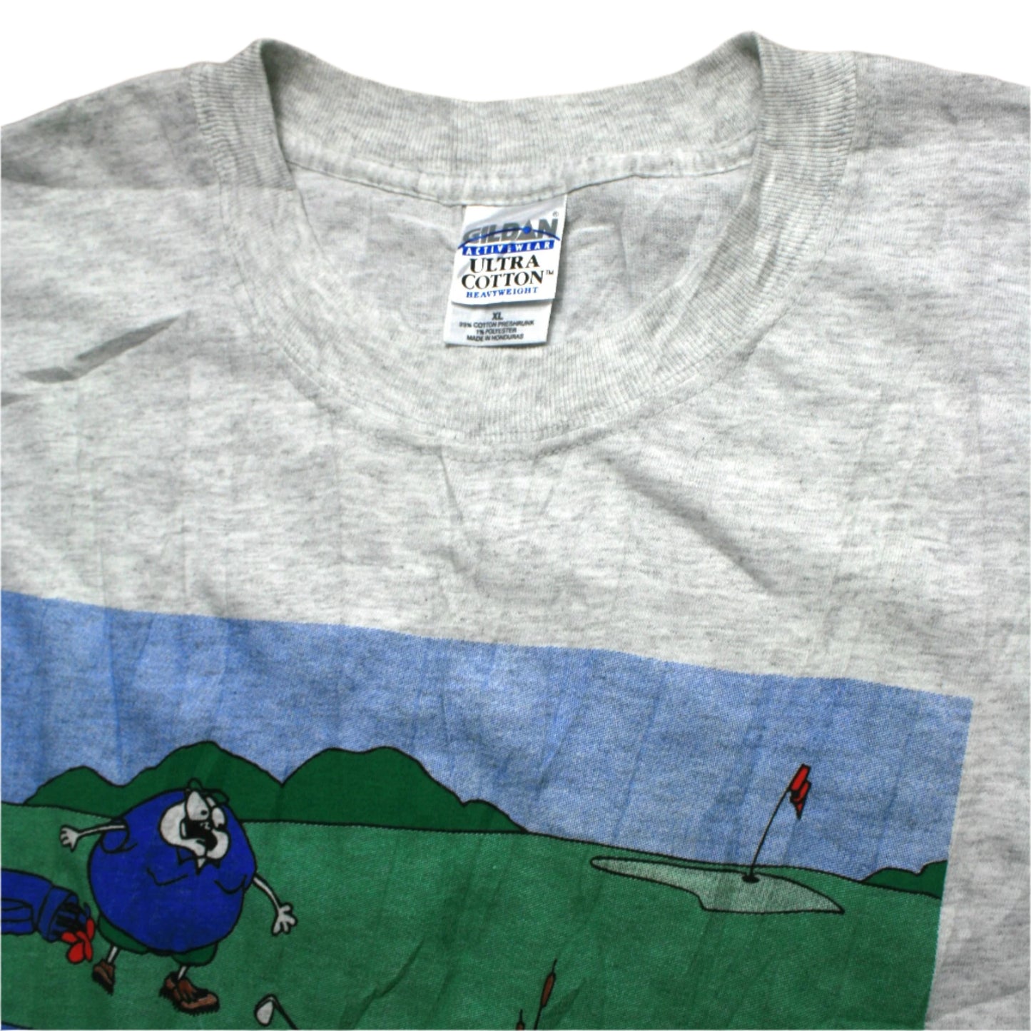 GILDAN GOLF PUN T-SHIRT - GREY - XL