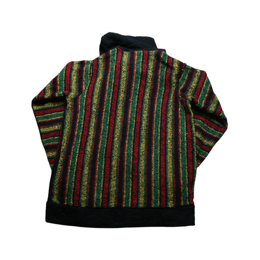 ENIGMA CLOTHING KNITTED HOODIE - MULTI - L