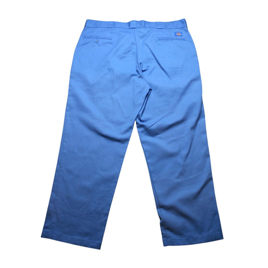 DICKIES BAGGY CARPENTER TROUSERS - BLUE - W42