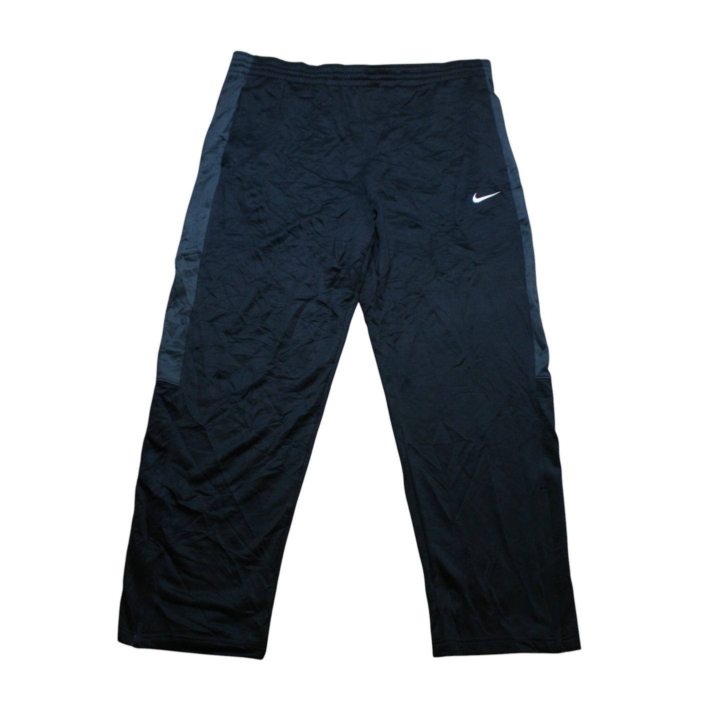 NIKE DRI-FIT TRACK PANTS / JOGGERS - BLACK - L