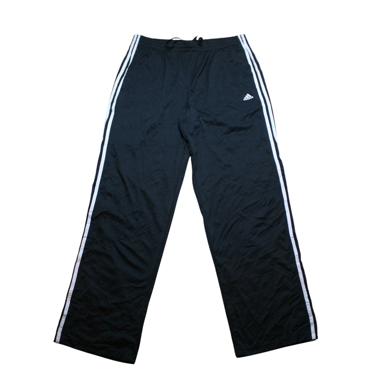 ADIDAS STRAIGHT TRACK PANTS / JOGGERS - BLACK - L