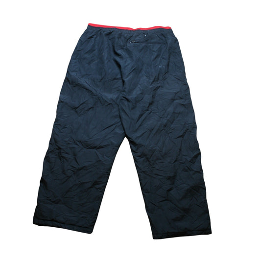 UNDER ARMOUR TRACK PANTS / JOGGERS - BLACK/RED - M