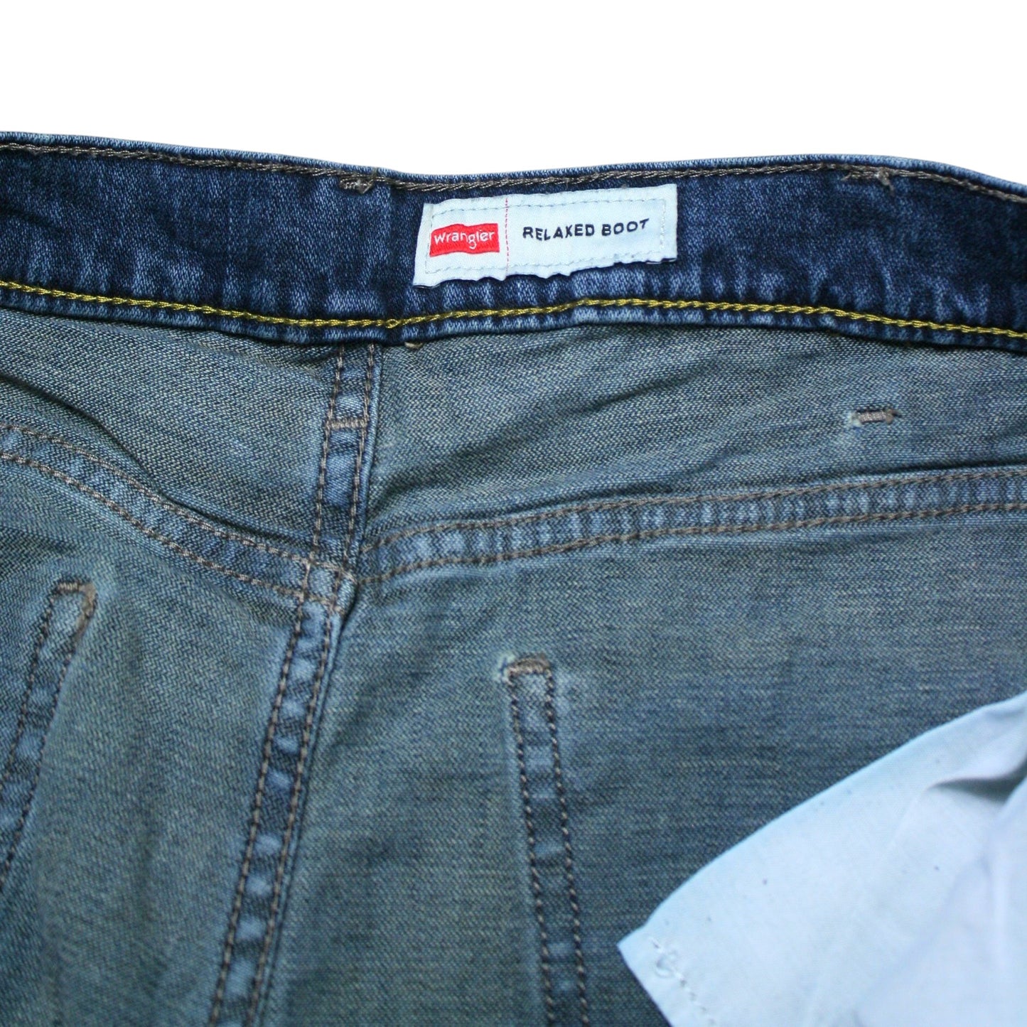 WRANGLER RELAXED BOOTCUT DENIM TROUSERS - BLUE - W38