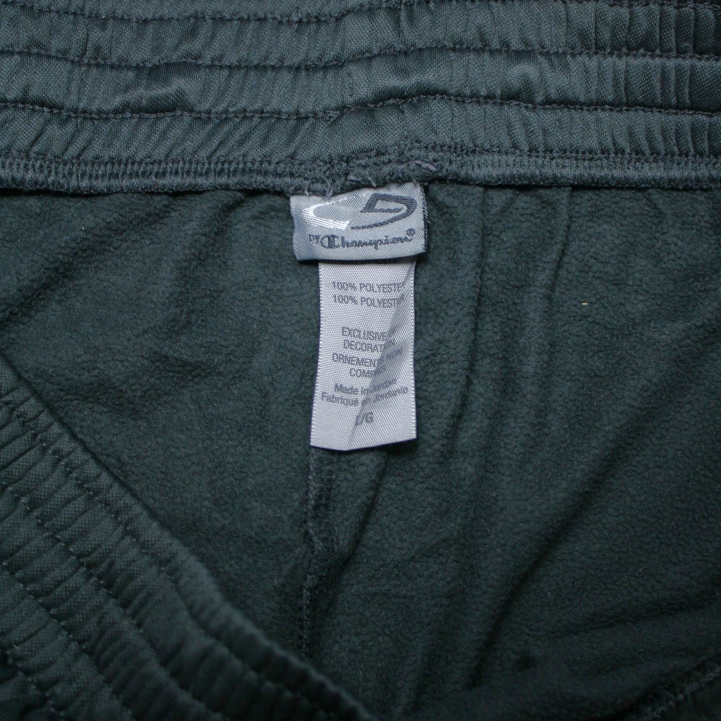 CHAMPION TRACK PANTS / JOGGERS - BLACK - L