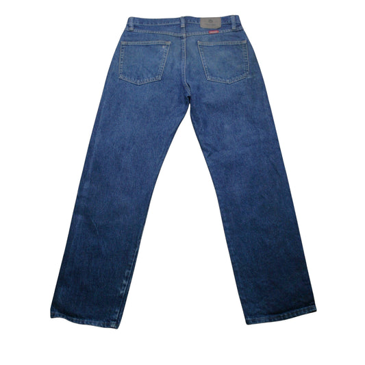 WRANGLER STRAIGHT DENIM TROUSERS - BLUE - W33