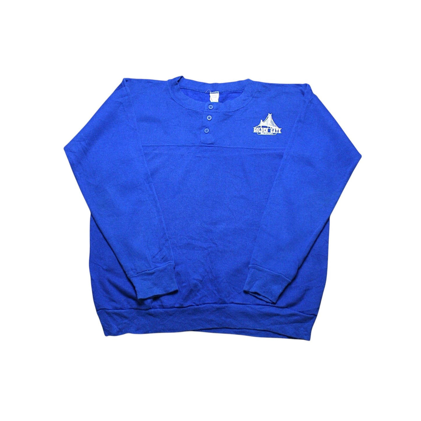 VELVA SHEEN GOLDEN GATE JUMPER - BLUE - L
