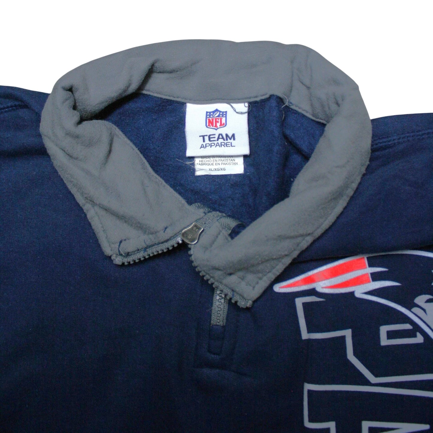 NFL NEW ENGLAND PATRIOTS FLEECE - NAVY - XL