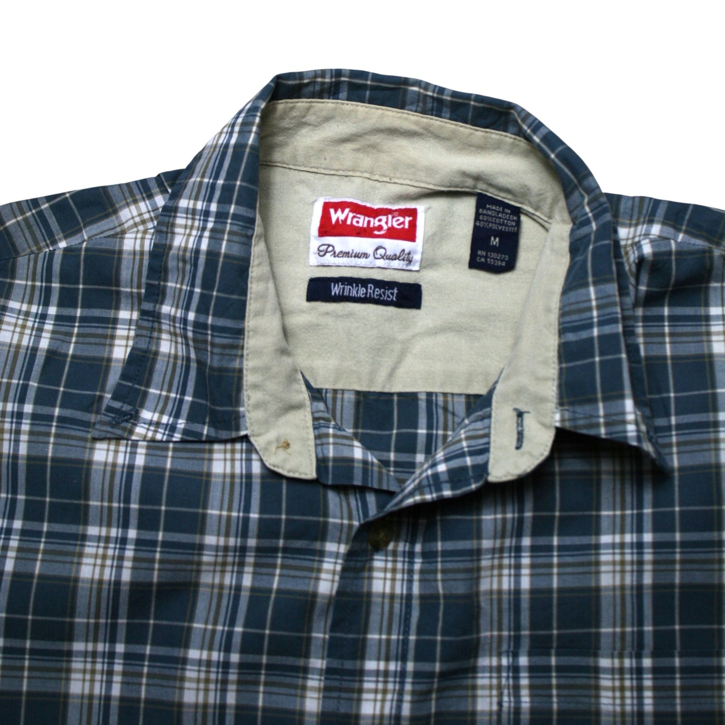 WRANGLER CHECKED LONG SLEEVED SHIRT - MULTI - M
