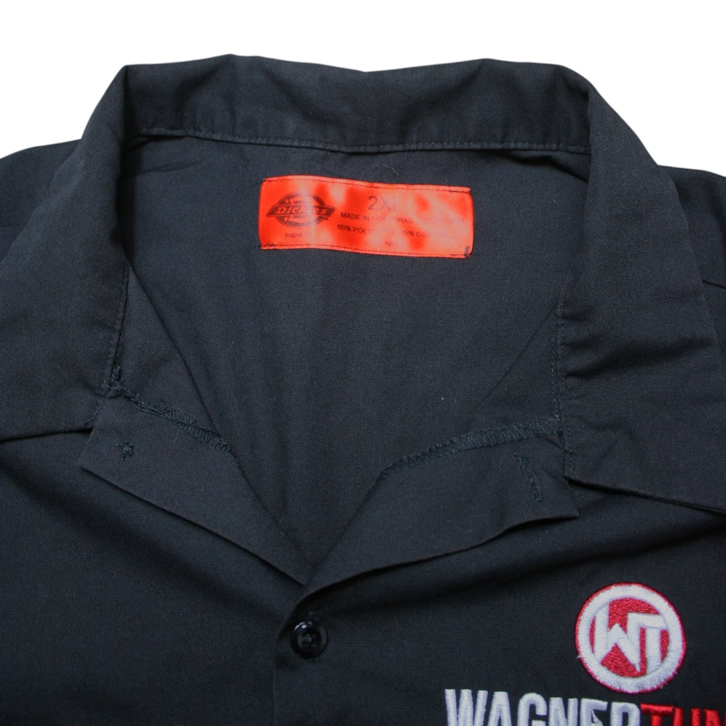DICKIES WAGNER TUNING WORK SHIRT - RED/BLACK - XXL