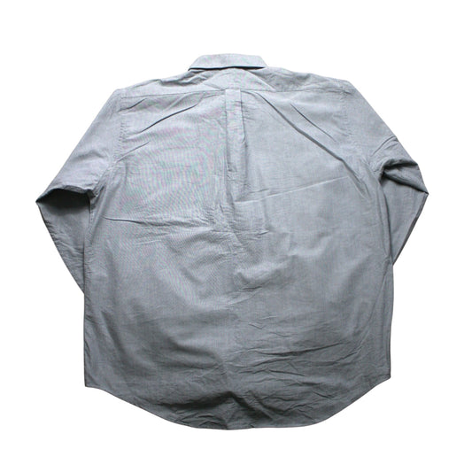 CHAPS LONG SLEEVED SHIRT - GREY - L