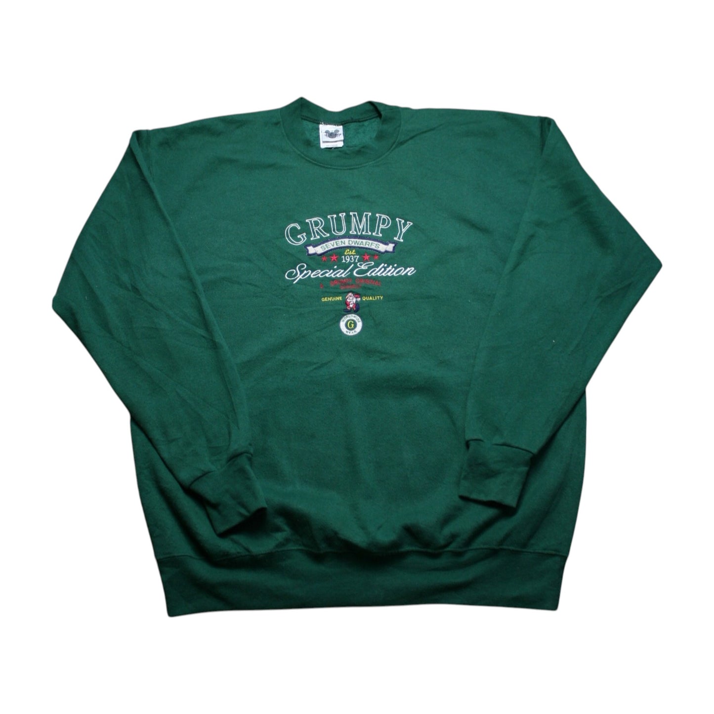DISNEY CATALOG SEVEN DWARVES SWEATER - GREEN - XXL