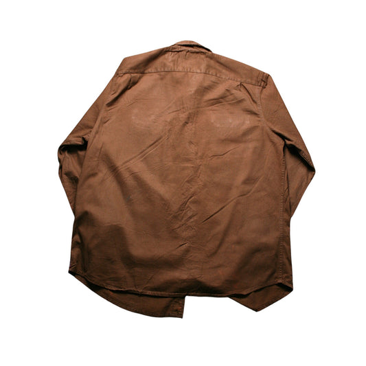 WRANGLER LONG SLEEVED SHIRT - BROWN - XL