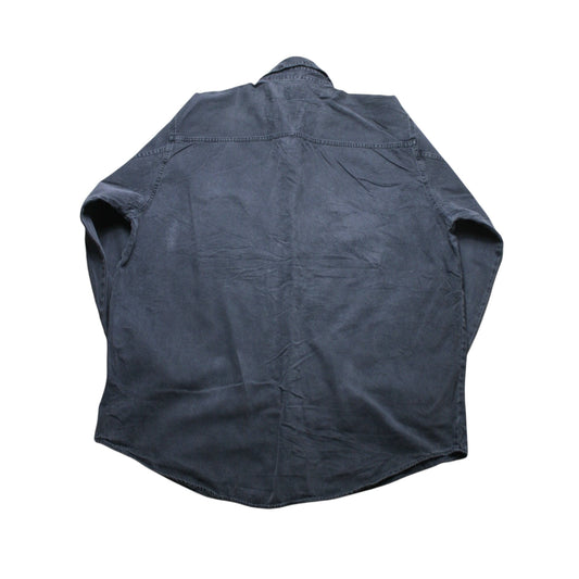 LEVI'S DENIM LONG SLEEVED SHIRT - BLACK - XL