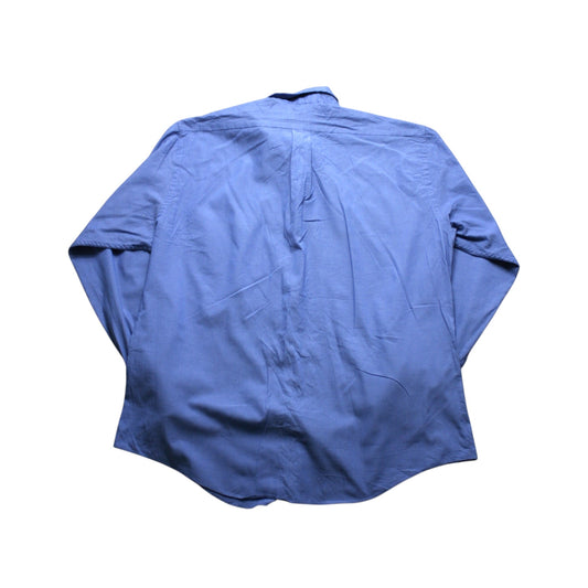 CHAPS LONG SLEEVED SHIRT - BLUE - XL