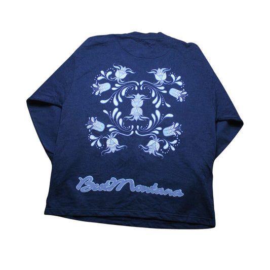 BEST MONTANA LONG SLEEVED T-SHIRT - NAVY - M/L