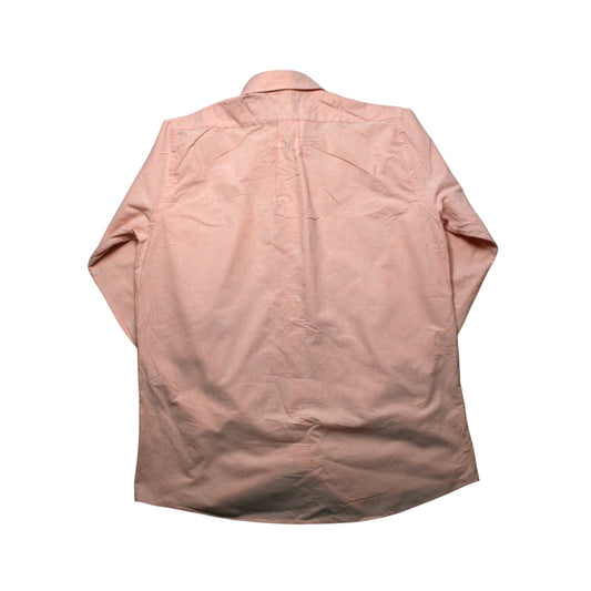 CHAPS LONG SLEEVED SHIRT - ORANGE/PINK - M