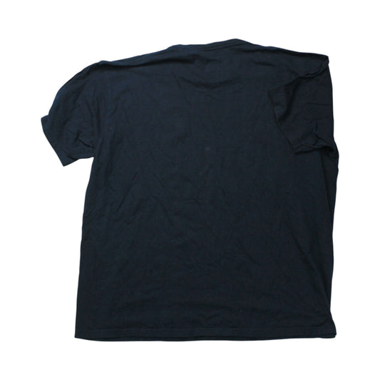 CHAMPION SIDEWAYS PRINT T-SHIRT - BLACK - XL