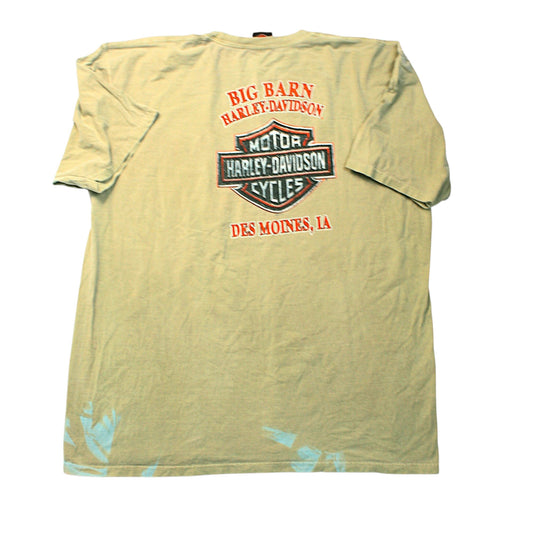 HARLEY DAVIDSON T-SHIRT - BEIGE/BROWN - XL