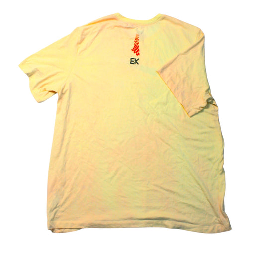 NIKE DRI-FIT SPORTS T-SHIRT - YELLOW - XXL