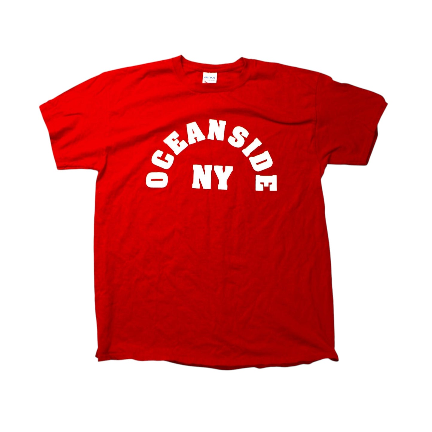 GILDAN OCEANSIDE NY T-SHIRT - RED - L