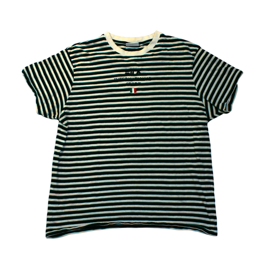 FILA INTERNATIONAL SPORT T-SHIRT - B&W STRIPES - M