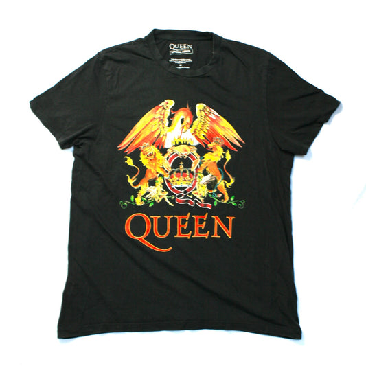 QUEEN BAND OFFICIAL MERCH T-SHIRT - BLACK - M