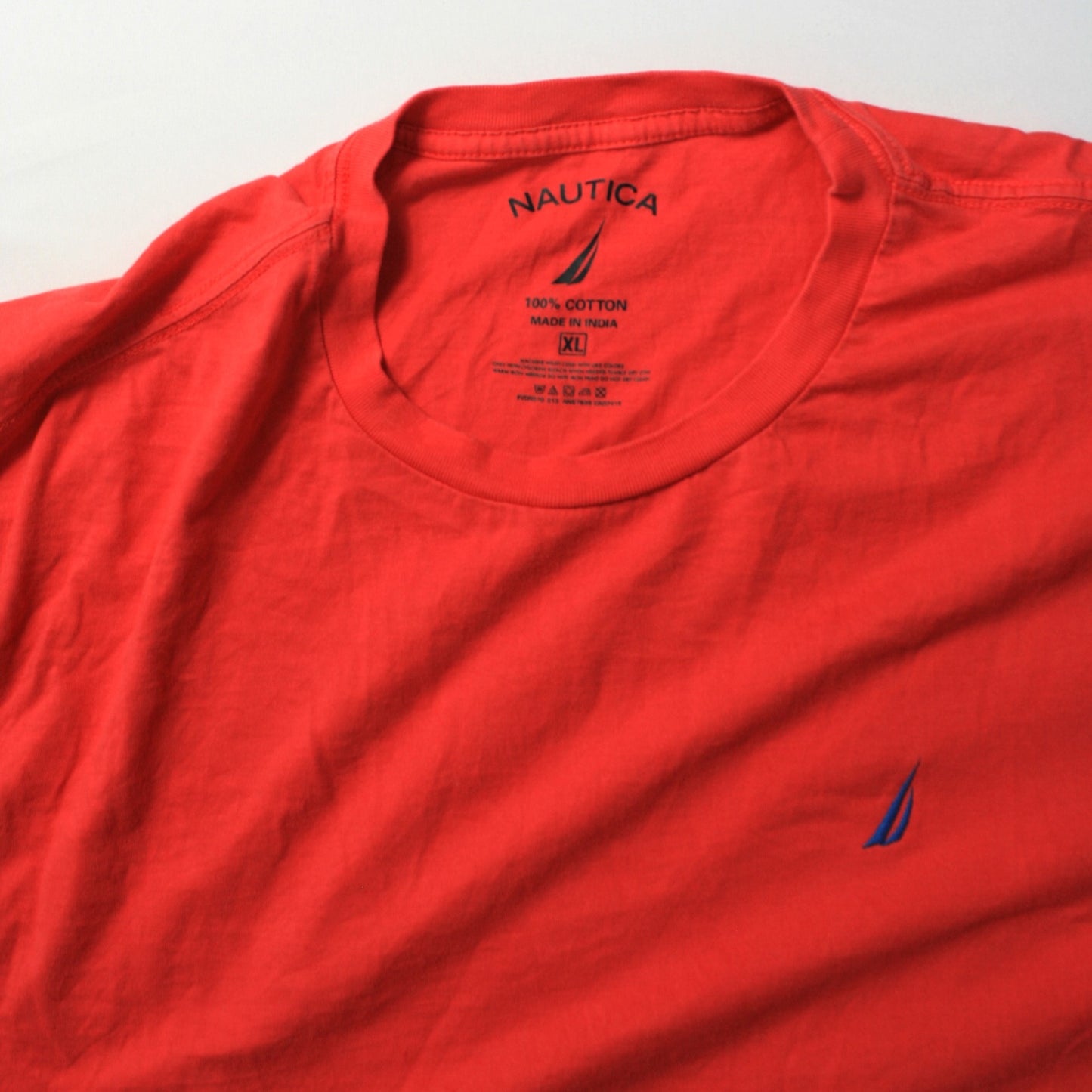 NAUTICA SMALL LOGO T-SHIRT - RED - XL