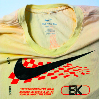 NIKE DRI-FIT SPORTS T-SHIRT - YELLOW - XXL
