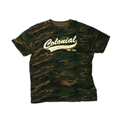 COLONIAL ELECTRIC SUPPLY T-SHIRT - CAMO - M/L