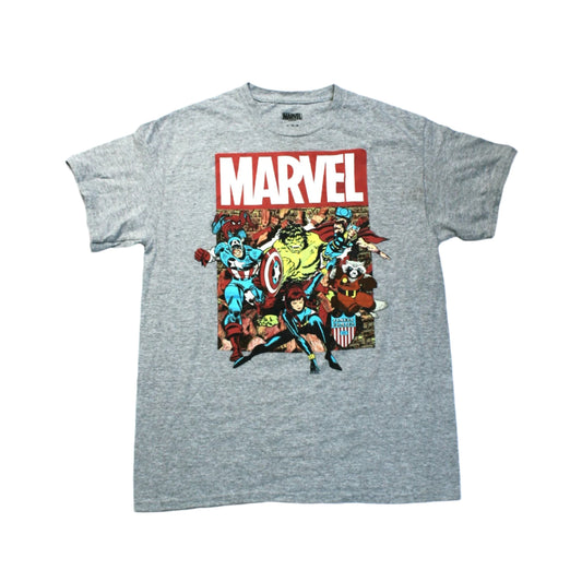 MARVEL SUPERHEROES T-SHIRT - GREY - M