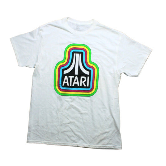 ATARI LARGE PRINT T-SHIRT - WHITE - M