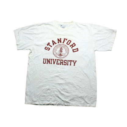 CHAMPION STANFORD UNIVERSITY T-SHIRT - WHITE - L