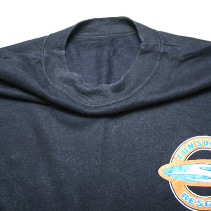 FUN SQUARE RESQUE LONG SLEEVE-SHIRT - BLACK - L