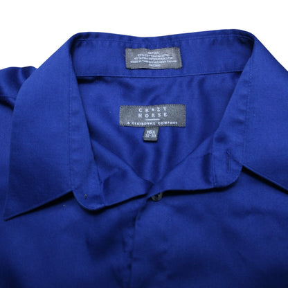 CRAZY HORSE LONG SLEEVED SHIRT - BLUE - XL