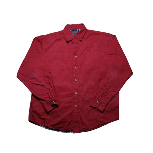 WRANGLER LONG SLEEVED SHIRT - RED - M