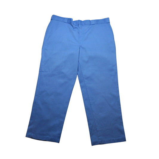 DICKIES BAGGY CARPENTER TROUSERS - BLUE - W42