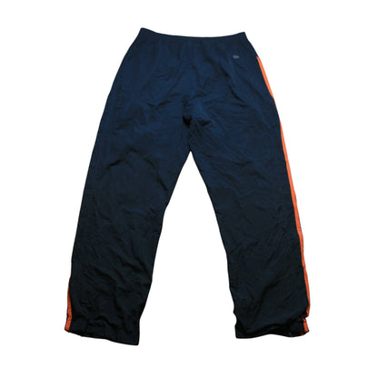 ADIDAS BAGGY TRACK PANTS / JOGGERS - NAVY -  L