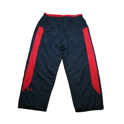 UNDER ARMOUR TRACK PANTS / JOGGERS - BLACK/RED - M