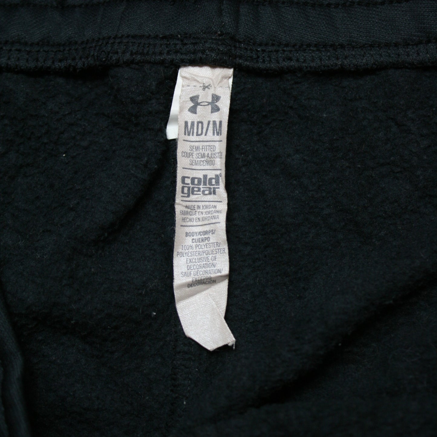 UNDER ARMOUR STRAIGHT JOGGERS - BLACK - M