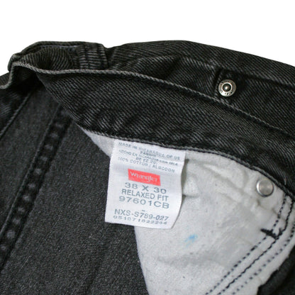 WRANGLER RELAXED DENIM TROUSERS - BROWN/GREY - W38