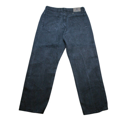 WRANGLER STRAIGHT DENIM TROUSERS  - BLACK - W34