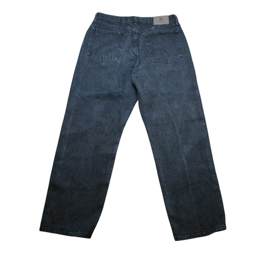 WRANGLER STRAIGHT DENIM TROUSERS  - BLACK - W34