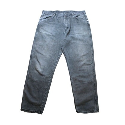 WRANGLER STRAIGHT DENIM TROUSERS - GRAY - W38