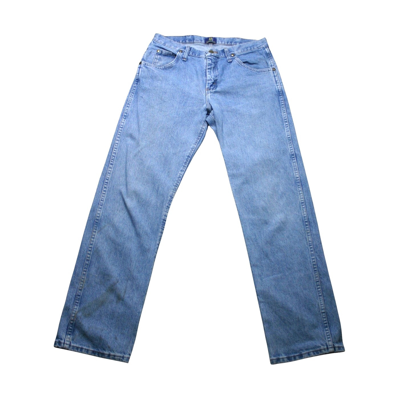 WRANGLER STRAIGHT DENIM TROUSERS - BLUE - W30