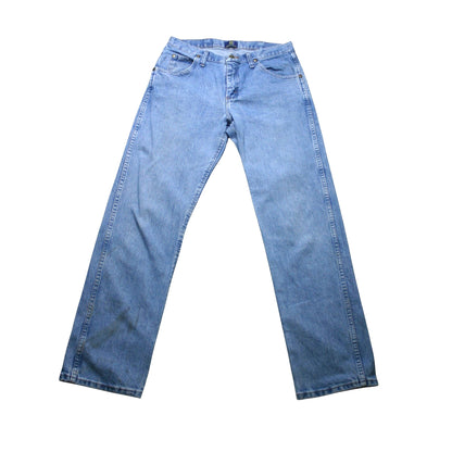 WRANGLER STRAIGHT DENIM TROUSERS - BLUE - W30